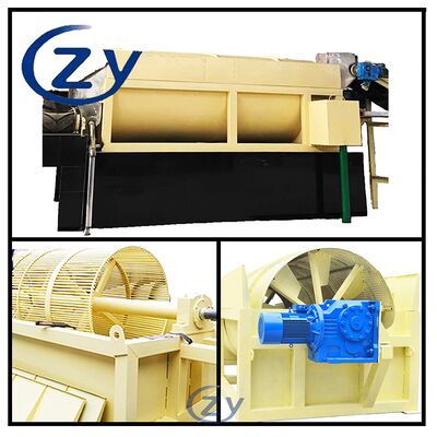 เครื่องปอกเปลือกแบบหมุนสำหรับงานหนัก ออกแบบมาเพื่อการล้างมันสำปะหลังอย่างมีประสิทธิภาพและการขจัดเมือกอย่างทั่วถึง