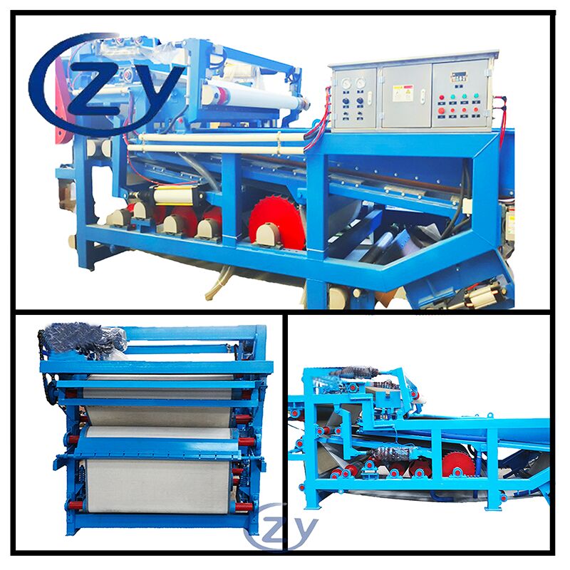 เครื่องกรองแบบสายพานสแตนเลสสำหรับการแยกน้ำและบำบัดกากใยมันสำปะหลังในอุตสาหกรรม