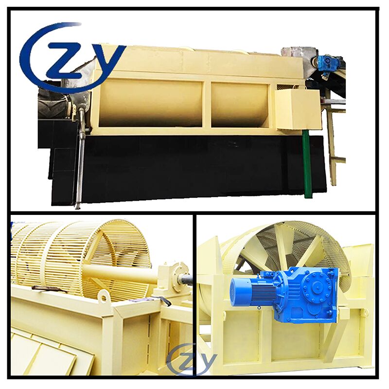 เครื่องปอกเปลือกแบบหมุนสำหรับงานหนัก ออกแบบมาเพื่อการล้างมันสำปะหลังอย่างมีประสิทธิภาพและการขจัดเมือกอย่างทั่วถึง