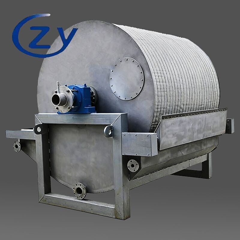 Continuous Working Vacuum Drum Filter Stable Running Dewatering Equipment for Starch Production