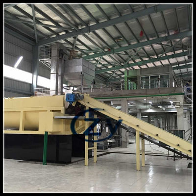 เครื่องซักผ้าหมุนเหวี่ยงมันสำปะหลังสด Paddle 50t / H Carbon Steel