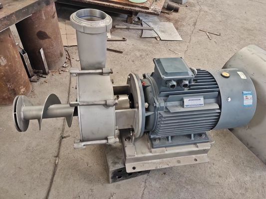 ปั๊มกดสกรูสั้น 15kw สำหรับการขนส่งมันสำปะหลัง Sluryy Fiber
