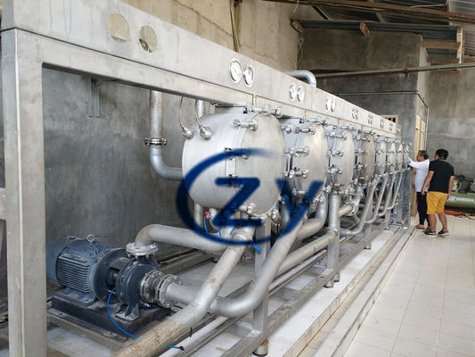 75kw Motor Starch Multicyclone Counter ระบบล้างกระแสไฟ