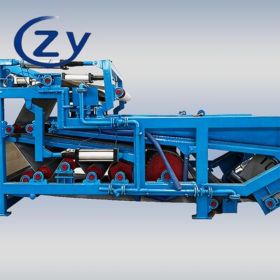 เครื่องกรองแบบสายพานอุตสาหกรรมสำหรับการแยกน้ำแบบต่อเนื่องสำหรับโรงงานแป้งขนาดใหญ่