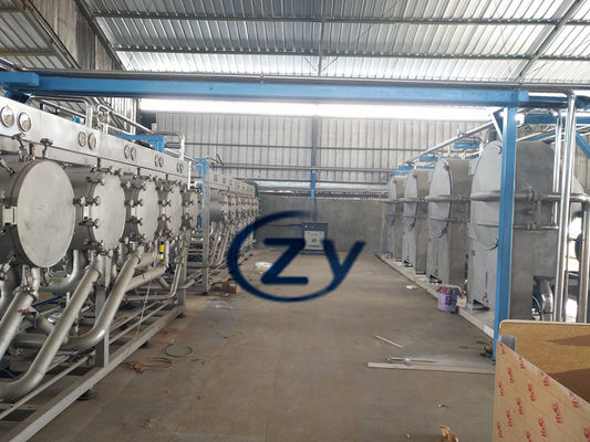 เครื่องแยกตะกรัน 20t / H 37kw เครื่องแป้งมันสำปะหลัง